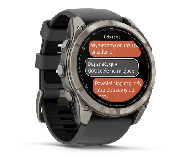 GARMIN Fenix 8 Pro AMOLED 51mm Sapphire Tytanowy (010-03199-11) - 1361562 - zdjęcie 3